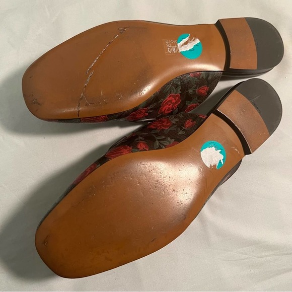 Coach Tassel Loafer Slide / Mule with Camo Rose Print 7 - Picture 4 of 5